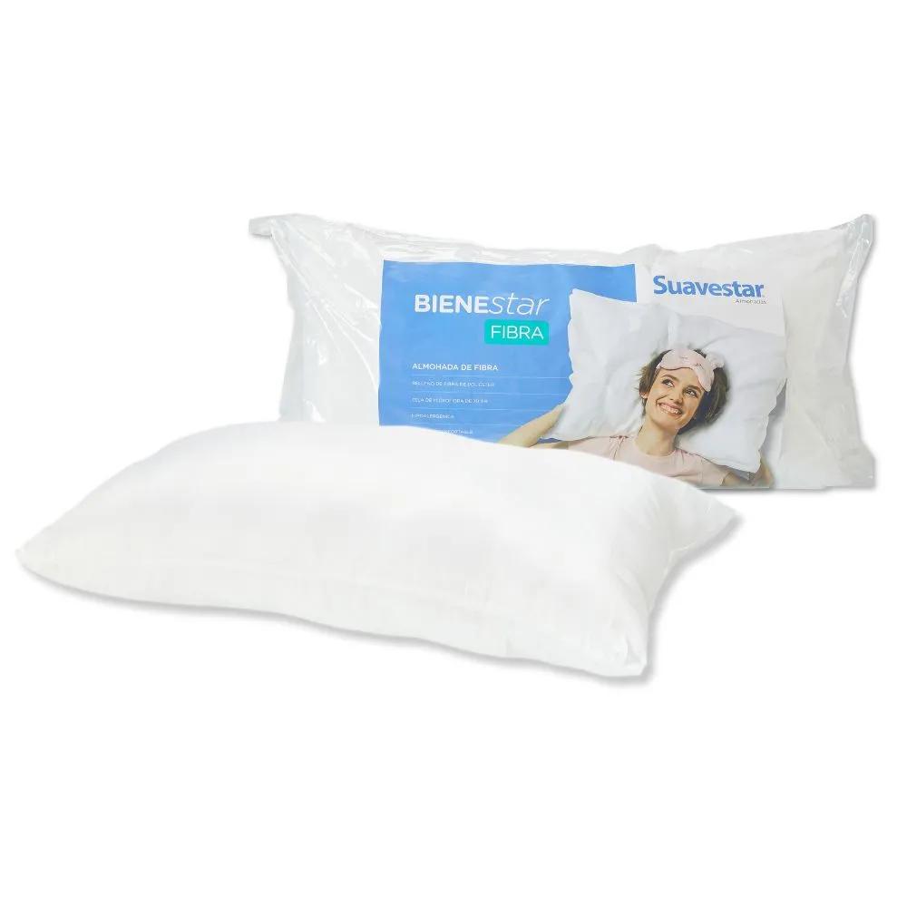 Almohada De Fibra 0.70 X 0.40 Bienestar