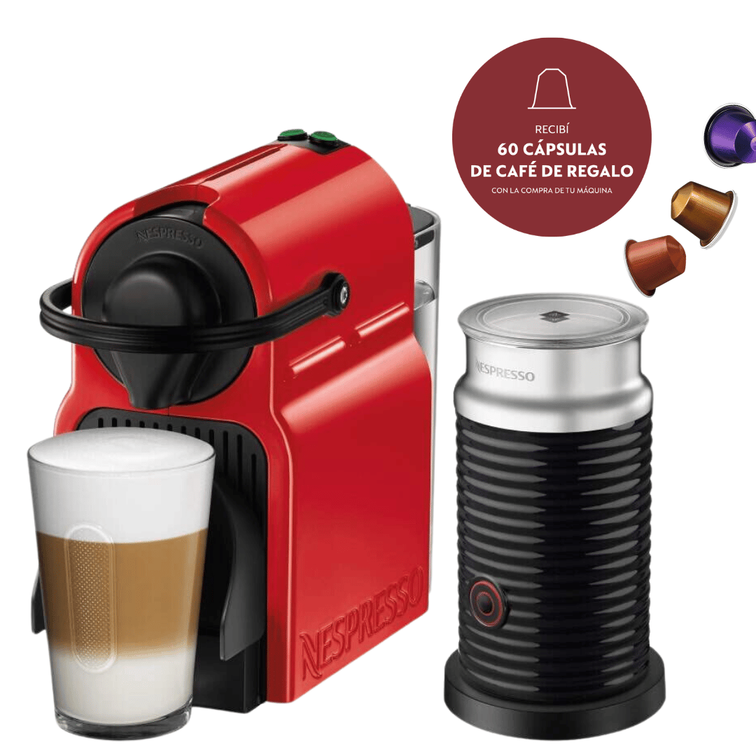 Caf. Expresso A3C40-AR-RE-NE Inissia Red