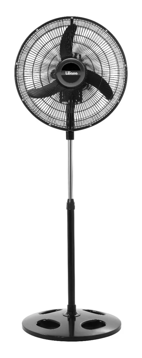 Vent.Pie 20 VPRN20 Parrilla Met/Asp.Neg"