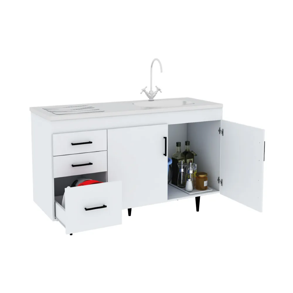 Bajo Mesada 120 3005 3P/1C Blanco