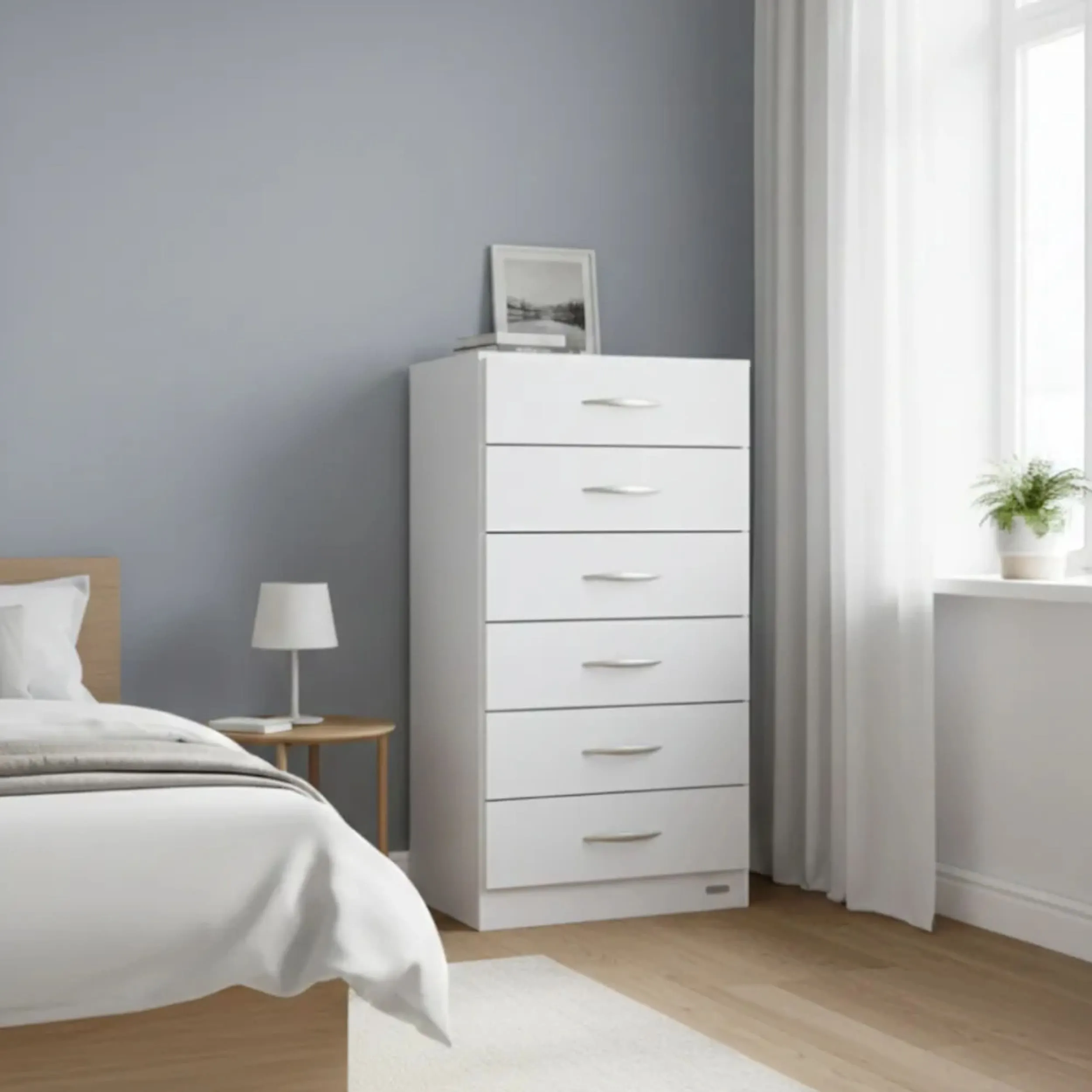 Chifonier 921 4 Cajones Blanco Veta