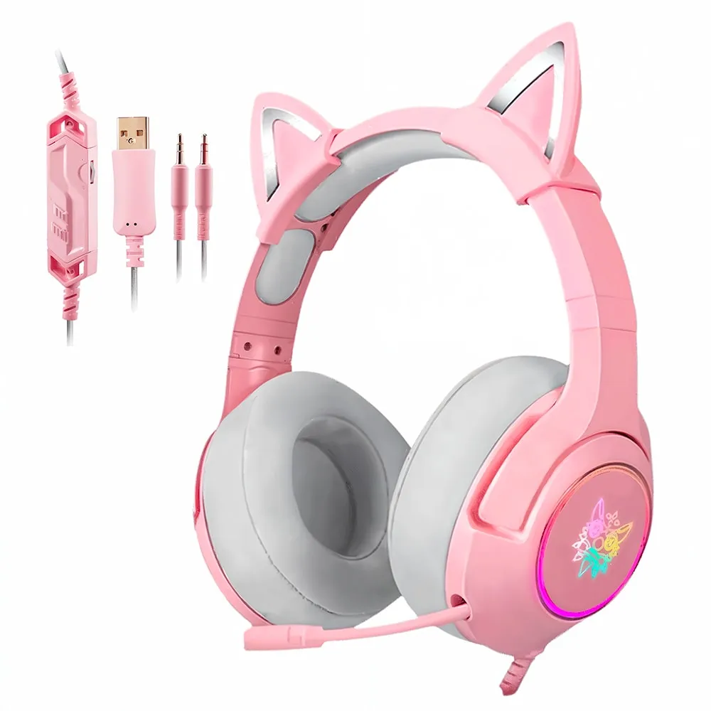 Auricular AUR-HE-029 Orejas De Gato Rosa