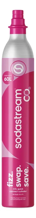 Cilindro Sodastream Devol. Reca Rosa