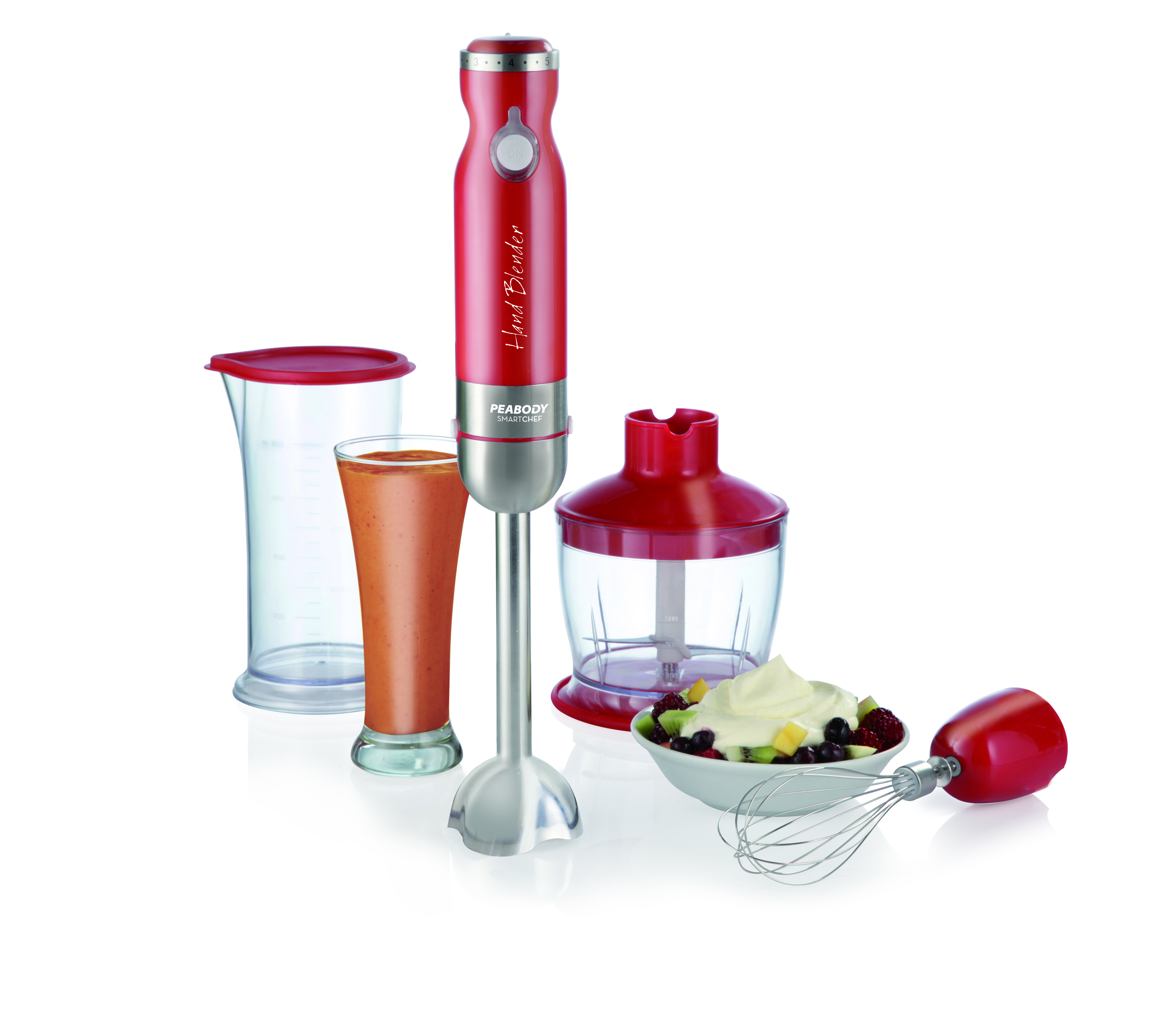 Licuad. De Mano PELM 327R 800W Rojo