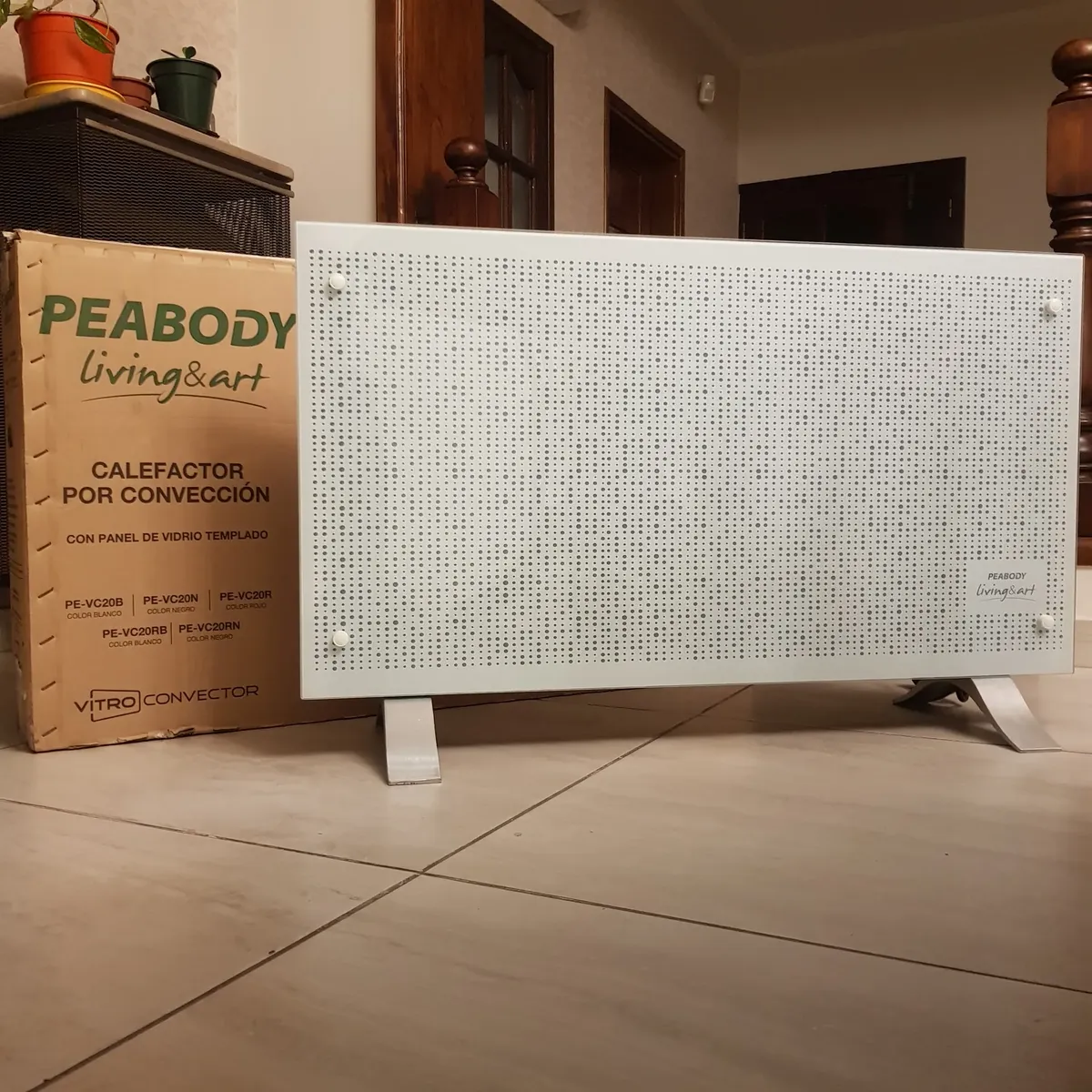 Vitroconvector PEVC20RB Rayado Blc 2000W