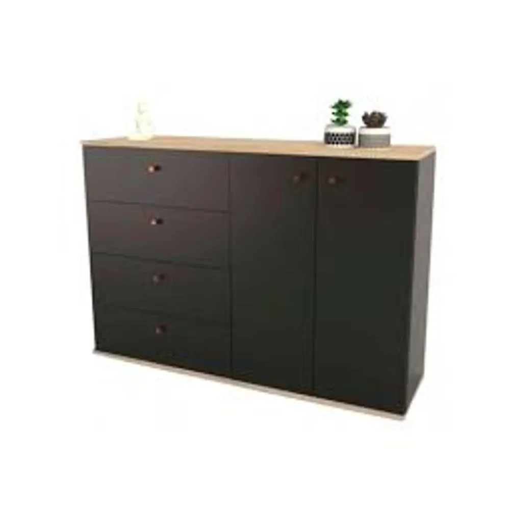 Bahiut 7009 1.29M 2P/4C Olmo/Negro