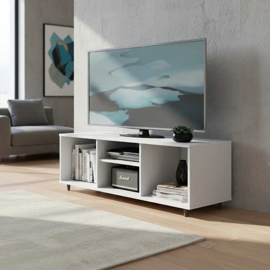 Mesa TV + Home MT 6000 Blanco