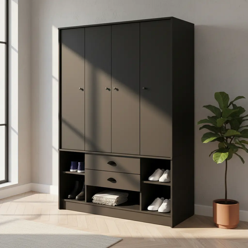 Ropero LIBE40 180x50x120 Negro