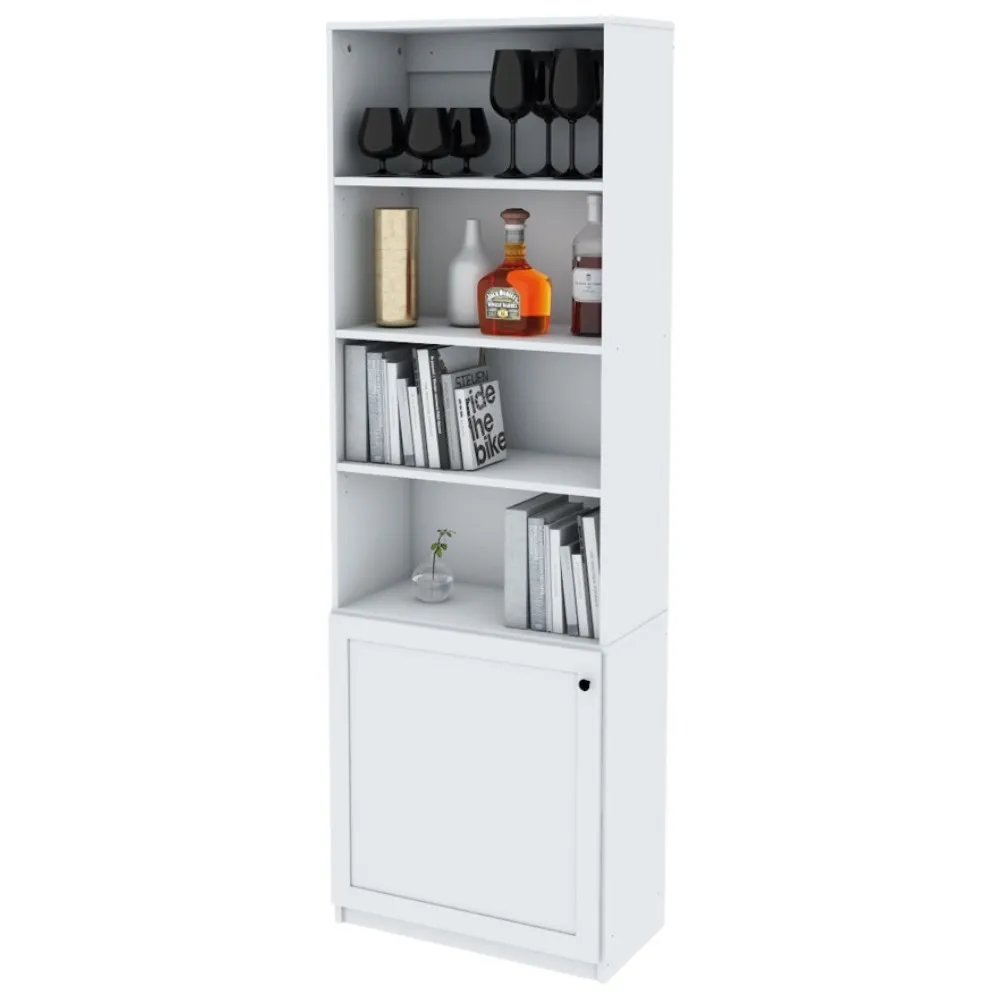 Biblioteca 4 Es/1P BH6000 Bla 180x60x31
