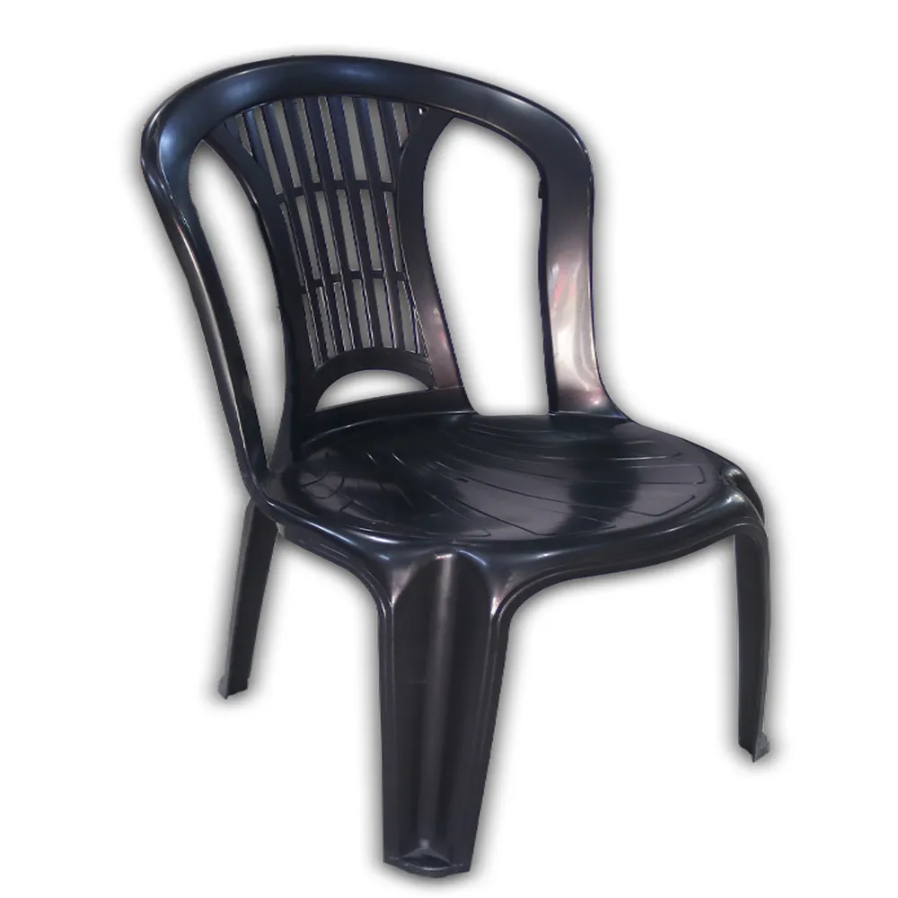 Silla Apilable Negro/Crudo 11020601